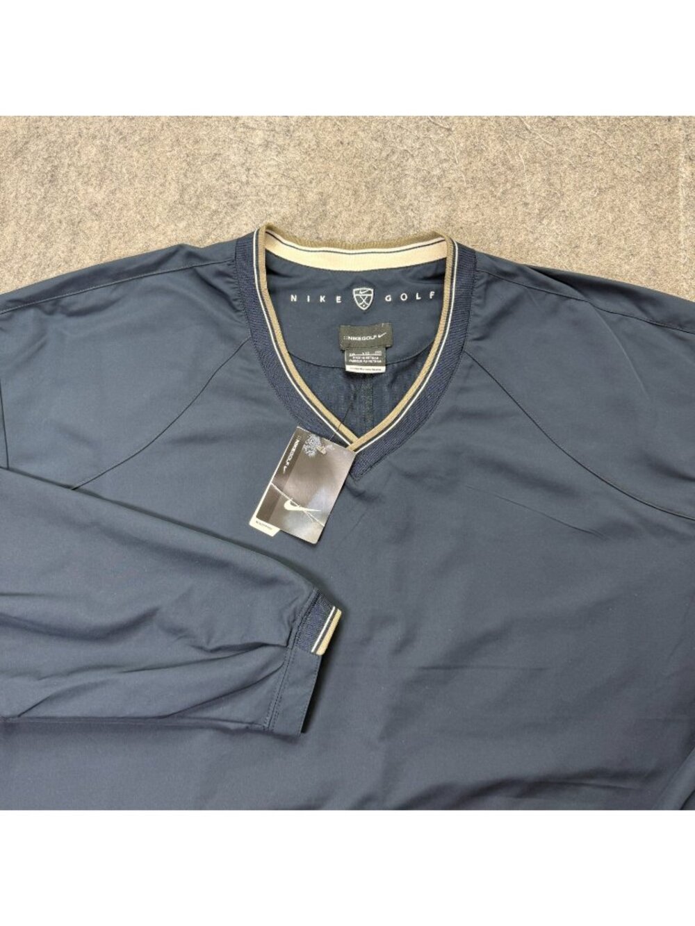 Nike Golf Pullover Windbreaker Jacket Men 2XL Blue 234180-144 Windproof